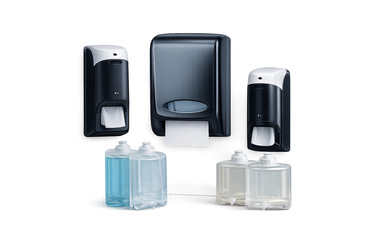 Touchless dispensers for hygiene and compliance support